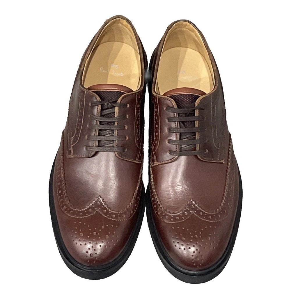 PS Paul Smith Leather Dark‎ Brown Shoes Men's Size 7 New